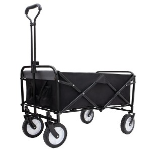 Kumasinova Collapsible Foldable Wagon Cart with Strapping System,Beach Wagon All-Terrain Wheels,Wagon Carts Foldable for Camping,Garden,360lbs - 1 of 4