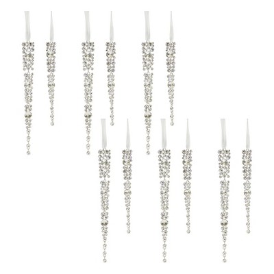 Jewel Icicle Drop Ornament (Set of 12)