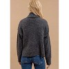 Women's Exposed Seam Turtleneck Sweater - Blu Pepper - 3 of 3