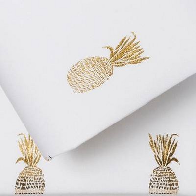 Gold Foil Pineapple