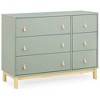 Babygap By Delta Children Legacy 6 Drawer Dresser With Leather Pulls ...