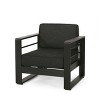 Christopher Knight Home Gabriel Outdoor Aluminum Club Chair with Cushions (Set of 2), Black/Dark Gray - 4 of 4