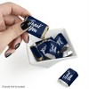 Big Dot of Happiness Navy Blue Elegantly Simple - Mini Candy Bar Wrapper Stickers Party Small Favors 40 Ct - 2 of 4