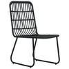 vidaXL 3 Piece Patio Dining Set Poly Rattan and Glass - 4 of 4