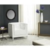 Hollywood Glam Tufted Acrylic Chair - MCR4212 - White/Clear - Safavieh Couture - 2 of 4
