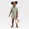 Toddler Girls' Utility Romper - Cat & Jack™ - 3 of 3