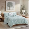 LIVN CO. 4-Piece Coastal Embbroidered Reversible Cotton Quilt Set - image 2 of 4