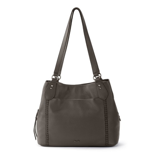 The Sak Women s Melrose Leather Satchel Slate Target