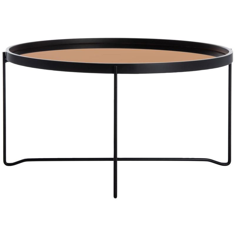 Ruby Tray Top Coffee Table - Rose Gold/Black - Safavieh., 4 of 8