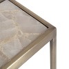 Kate and Laurel Jaspur Square Metal Drink Table, 7x7x21, Gold - 2 of 4