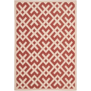 Courtyard CY6915 UV & Stain Resistant Non-Shedding Power Loomed Indoor/Outdoor Rugs - Safavieh - 1 of 4