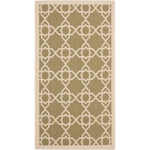 Courtyard CY6032 UV & Stain Resistant Non-Shedding Power Loomed Indoor/Outdoor Rugs - Safavieh - 1 of 3
