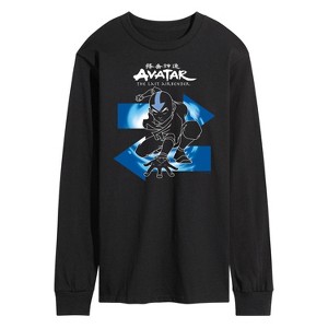 Men's - Avatar: The Last Airbender - Aang Arrows Long Sleeve Graphic T-Shirt - 1 of 4