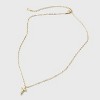 14K Gold Dipped Twisted Bubble Initial Necklace - A New Day™ Gold - 3 of 4