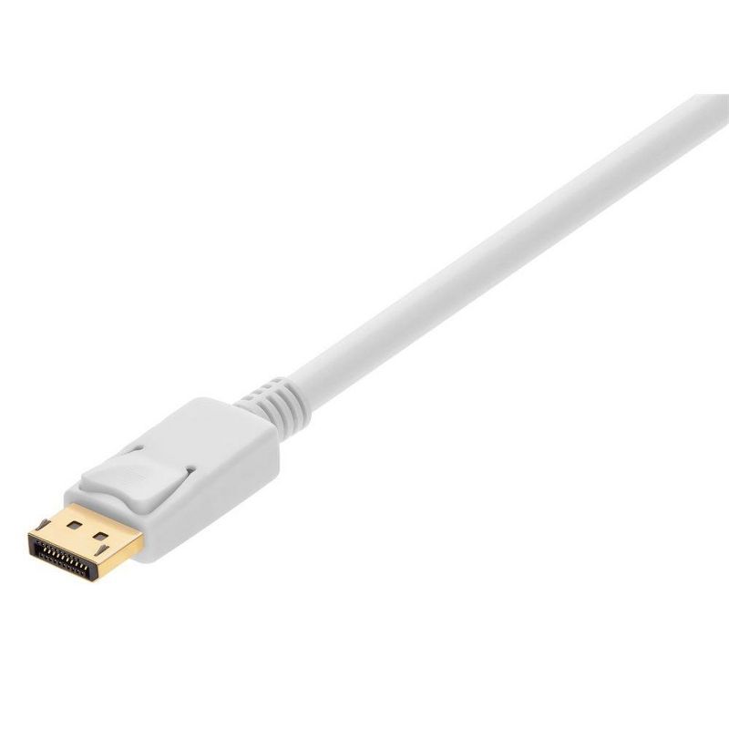 Monoprice Video Cable - 15 Feet - White | 28AWG DisplayPort to DVI Cable, 3 of 7