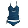 Women's Maternity Cutout Drawstring Swimsuit Tankini Set -Cupshe - 4 of 4
