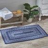 Park Designs Blue and Stone Braided Rectangle Rug - 2 of 3