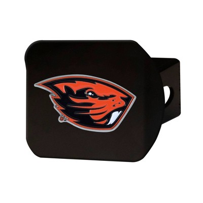 NCAA Oregon State Beavers University Metal Emblem Hitch Cover - Black