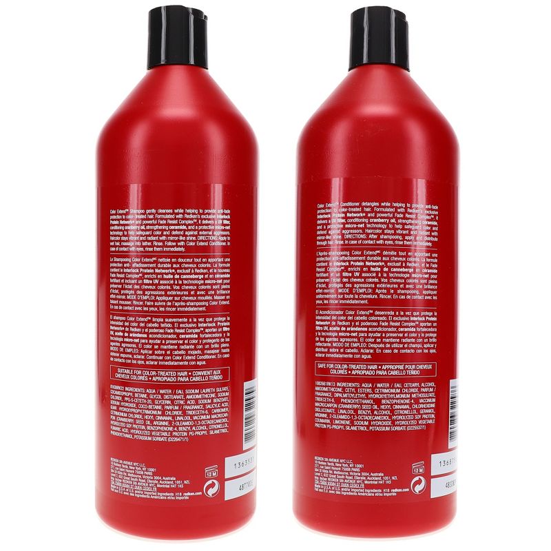 Redken Color Extend Shampoo 33.8 oz & Color Extend Conditioner 33.8 oz Combo Pack, 4 of 9