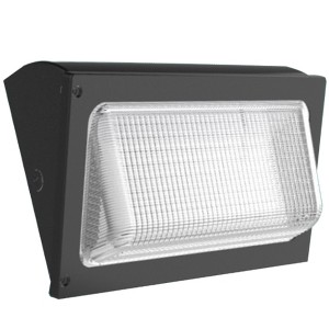 Simply Conserve 100/150/175-Watt Equivalenttegrated LED Bronze Wet Rated Adjustable Wall Pack Light, 3000K/4000K/5000K - 1 of 4