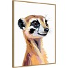 Amanti Art Meercat by Ohkimiko  Framed Canvas Wall Art - 2 of 4