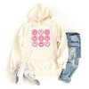 Simply Sage Market Women's Graphic Hoodie Valentine Smiley Face Chart - 2 of 3