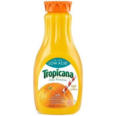 Tropicana Pure Premium No Pulp Low Acid Orange Juice - 52 fl oz