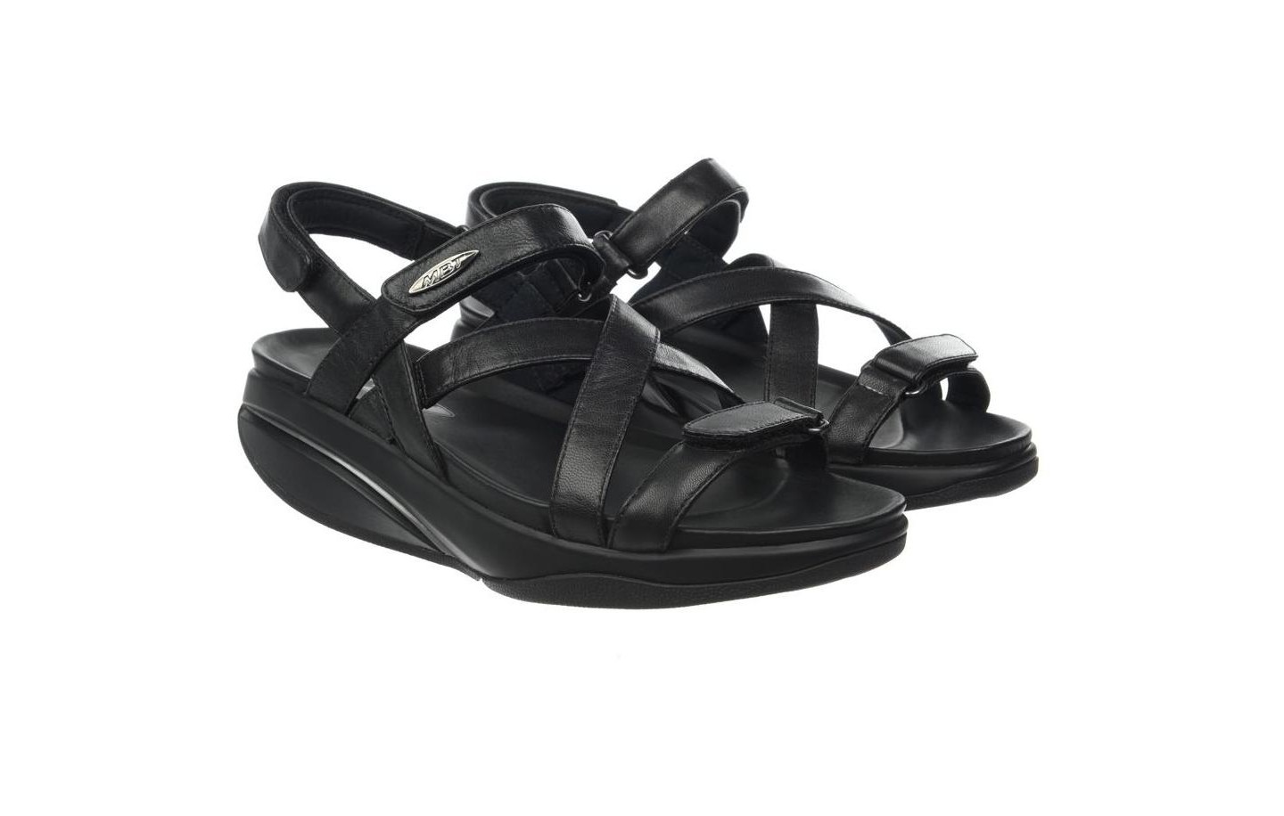 Женские сандалии MBT Kiburi Black Dress Sandals,7.5, цвет: Чёрный — фото 7