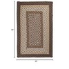 Colonial Mills Tiburon - Dockside 4 ft. square Square Rug Indoor/Outdoor 100% Polypropylene - 2 of 2