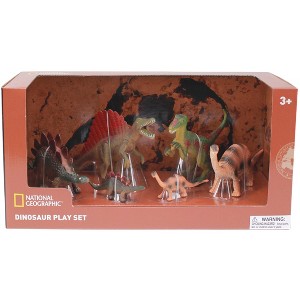 National Geographic Dinosaurs Figurines, 6 pieces - 1 of 1
