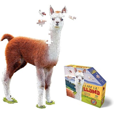 Madd Capp Games I AM Lil Llama 100 Piece Animal-Shaped Jigsaw Puzzle
