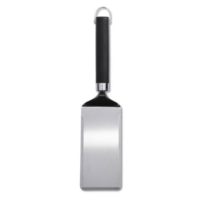 Weber Stainless Steel Griddle Spatula with Black Handle
