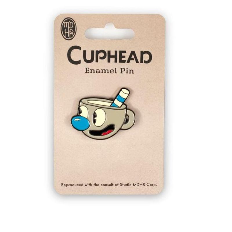 Just Funky OFFICIAL Mugman Enamel Collector Pin | Collectable Cuphead Video Game Pin, 1 of 5