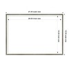 Amanti Art Lucie Silver White Framed Magnetic Dry Erase Board - 4 of 4