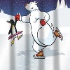 Carnation Home Fashions "Ice Dancers" Fabric Shower Curtain - Multi 70x72" - 3 of 3