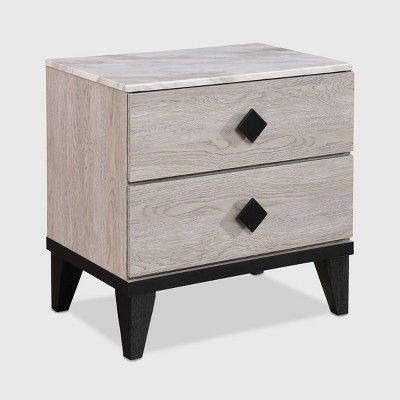 Micah 2 Drawer Nightstand - Adore Decor : Target