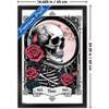 Trends International Tabz Jones - Skull and Roses Tarot Moon Framed Wall Poster Prints - 3 of 4