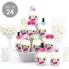 Big Dot of Happiness Spa Day - Cupcake Decoration - Girls Makeup Party Cupcake Wrappers and Treat Picks Kit - Set of 24 - 2 of 4