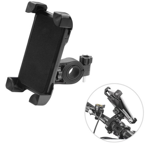 ATV Universal Metal Base Bike Cell Phone Mount Bicycle & Motorcycle Smartphone Holder Cradle for Mountain Bike Stroller and MoreHSD