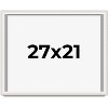 PosterPalooza | Shadow Box 1.5" Depth Silver Picture Frame - UV Acrylic, Backing Board, Hanging Hardware - 2 of 4