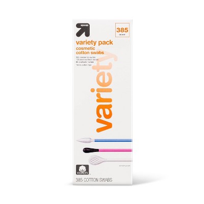 Cosmetic Cotton Swab Combo Pack - 385ct - up & up™