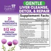 Liver Cleanse Detox Repair - 1104mg Milk Thistle Dandelion Support Supplement - 60 Capsules;120 Capsules;180 Capsules;240 Capsules - 2 of 4