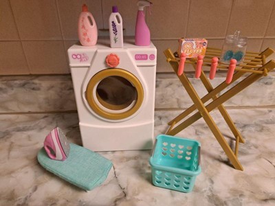 Anlily Doll Laundry Accessory Set XXL Washing Machine, Toys \ Dolls,  houses, buggys