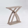 Bella Depot 31.25''W Console Table Curved Legs Dark Taupe Color - 4 of 4