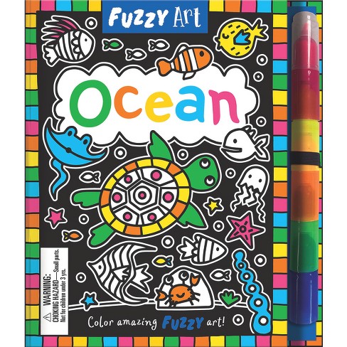 Fuzzy Art Ocean - By Melanie Hibbert (hardcover) : Target