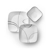 Nebula Vortex Triple Layer Glass Chip Resistant Dinnerware - 2 of 3