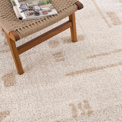 Hauteloom Azriel Beige Washable Area Rug