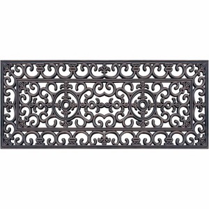A1HC Natural Rubber Grill Door Mat 18"x48", Heavy Duty Outdoor Mat for Entryway, Garage, or Patio Use - 1 of 4