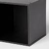 3 Cube Decorative Book Shelf Black- Brightroom™ - 2 of 2