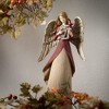 9.75"H Sullivans Christmas Angel With Harp Figurine  Multicolor - 3 of 4